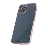 iPhone 12 Pro Skal Glitter Transparent Stöttåligt Rosa