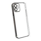 iPhone 12 Skal Glitter Transparent Stöttåligt Svart