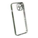 iPhone 14 Skal Glitter Transparent Stöttåligt Grön