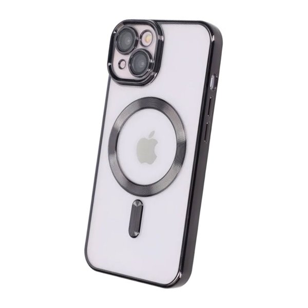 iPhone 13 Skal Glitter Transparent MagSafe Svart