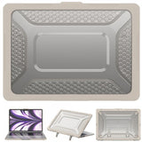 MacBook Air 13 M2 (A2681) Skal Armor Stativfunktion Beige