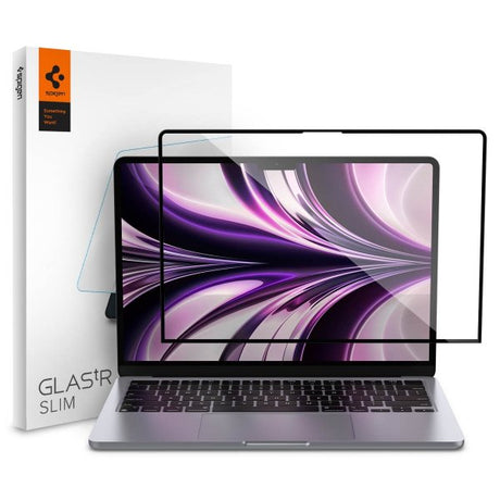 Spigen MacBook Air 13 M2 (A2681)/M3 (A3113) Skärmskydd GLAS.tR Slim