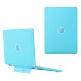 MacBook Air 15 M2 (A2941)/M3 (A3114) Skal Matt Stativfunktion Blå