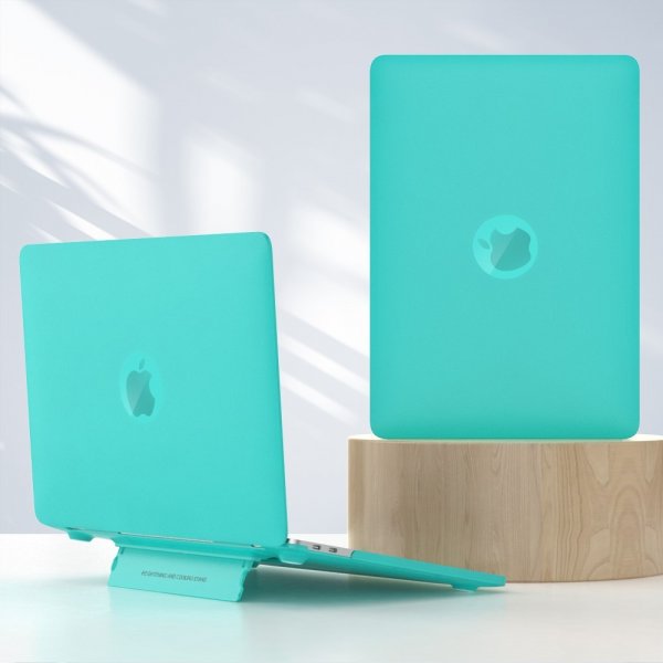 MacBook Air 15 M2 (A2941)/M3 (A3114) Skal Matt Stativfunktion Grön