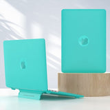 MacBook Air 15 M2 (A2941)/M3 (A3114) Skal Matt Stativfunktion Grön