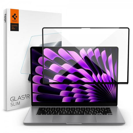 Spigen MacBook Air 15 M2 (A2941)/M3 (A3114) Skärmskydd GLAS.tR Slim