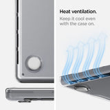 Spigen MacBook Pro 14 M1 (A2442)/M2 (A2779)/M3 (A2918 A2992) Skal Thin Fit Crystal Clear