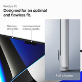 Spigen MacBook Pro 14 M1 (A2442)/M2 (A2779)/M3 (A2918 A2992) Skärmskydd GLAS.tR Slim
