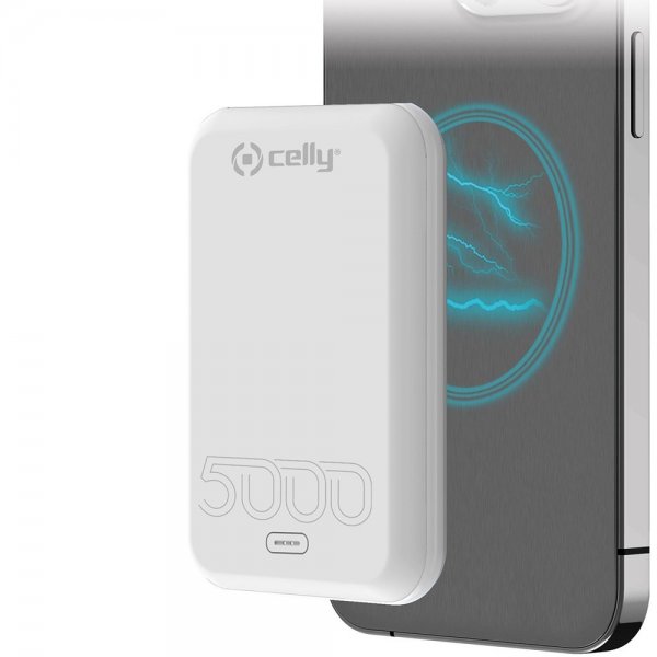 Celly Magnetic Wireless Powerbank 5000 mAh MagSafe