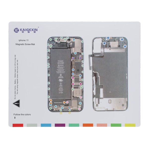 Magnetisk skruvmatta för iPhone 11