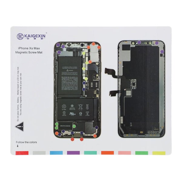 Magnetisk skruvmatta för iPhone XS Max