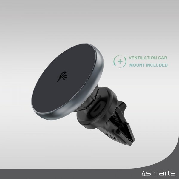 4smarts MagSafe Bilhållare Qi2 Car Charging Set