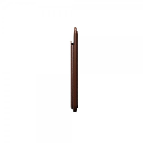 Nomad MagSafe Korthållare Leather Mag Wallet Find My Tracking Brun
