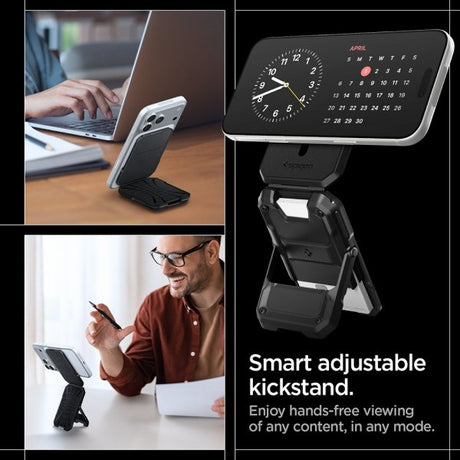 Spigen MagSafe Korthållare Tough Armor Pro MagFit Svart