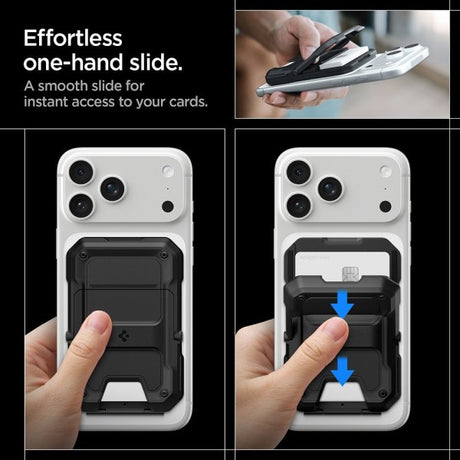 Spigen MagSafe Korthållare Tough Armor Pro MagFit Svart