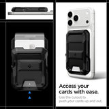 Spigen MagSafe Korthållare Tough Armor Pro MagFit Svart