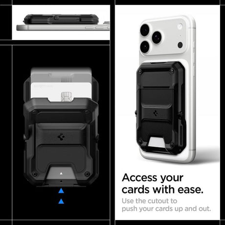 Spigen MagSafe Korthållare Tough Armor Pro MagFit Svart