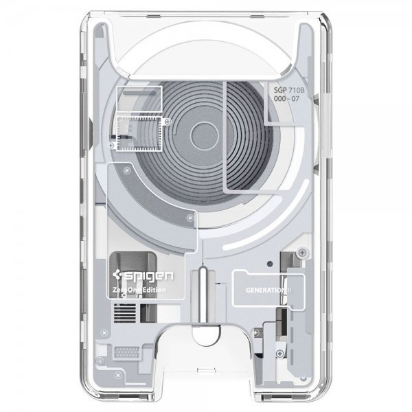 Spigen MagSafe Korthållare Ultra Hybrid Zero One MagFit Vit