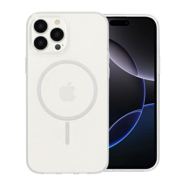 iPhone 16 Pro Skal TPU MagSafe Transparent