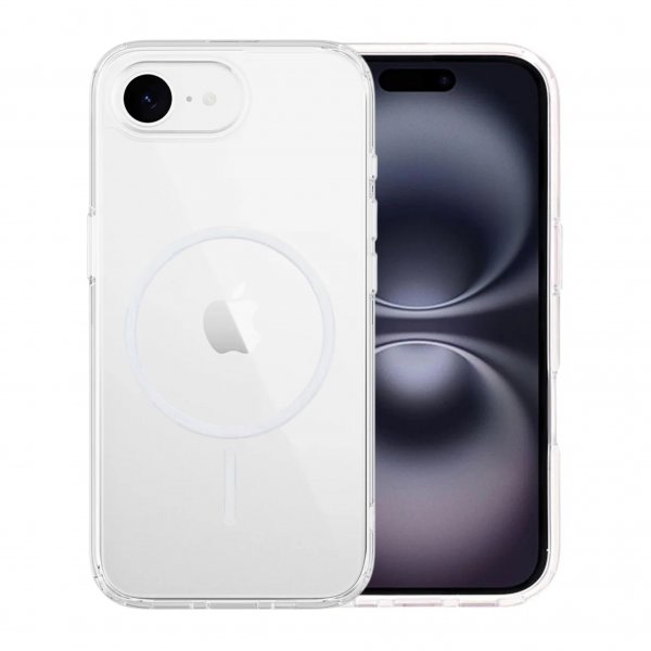 iPhone 16e/iPhone 17e Skal MagSafe Transparent
