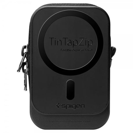 Spigen MagSafe Väska Portable Organizer Pouch Tintap Zip MagFit Svart