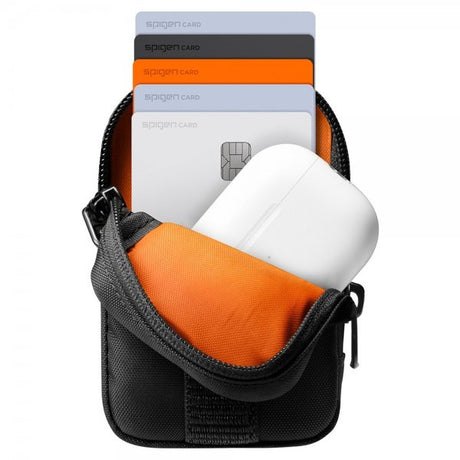 Spigen MagSafe Väska Portable Organizer Pouch Tintap Zip MagFit Svart