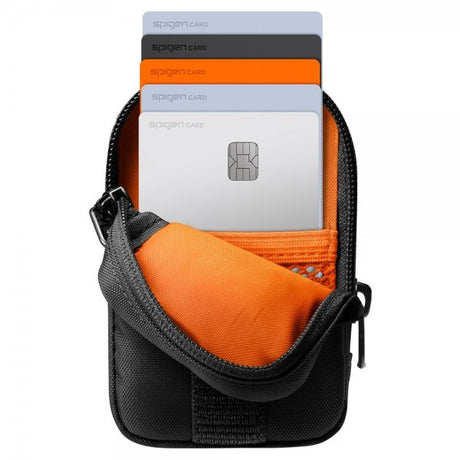 Spigen MagSafe Väska Portable Organizer Pouch Tintap Zip MagFit Svart