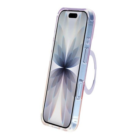 iPhone 17 Skal Marmorerat MagSafe-stativ Lila