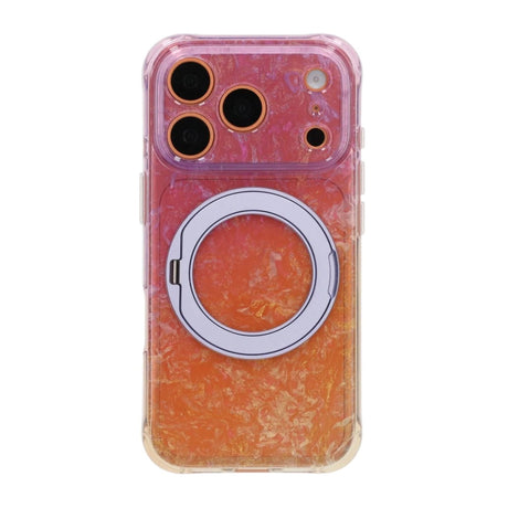 iPhone 17 Pro Max/iPhone 18 Pro Max Skal Marmorerat MagSafe-stativ Lila