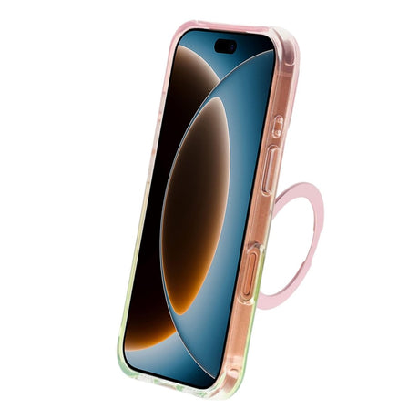 iPhone 17 Pro Max/iPhone 18 Pro Max Skal Marmorerat MagSafe-stativ Rosa