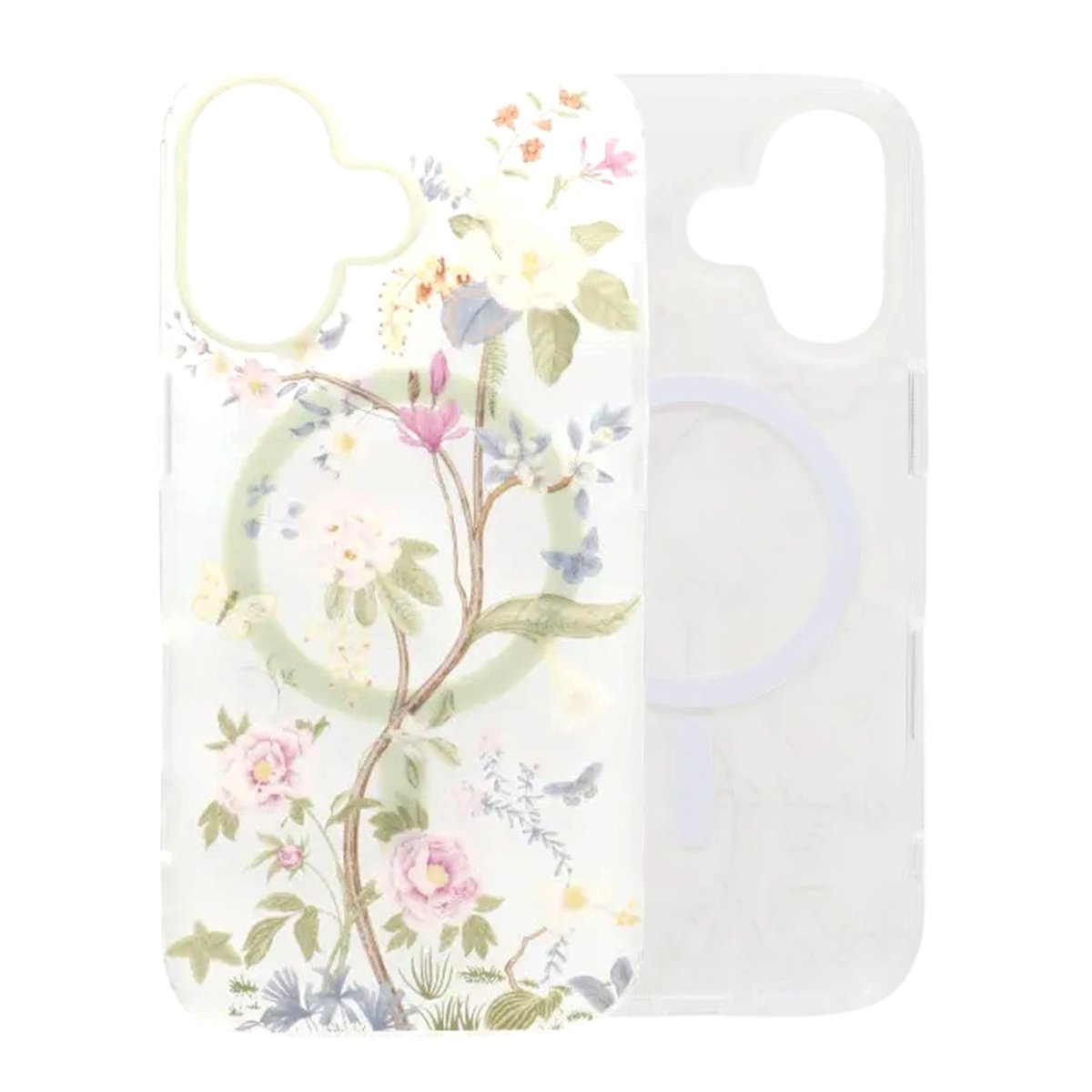 iPhone 17 Skal Floral Matte MagSafe Beige