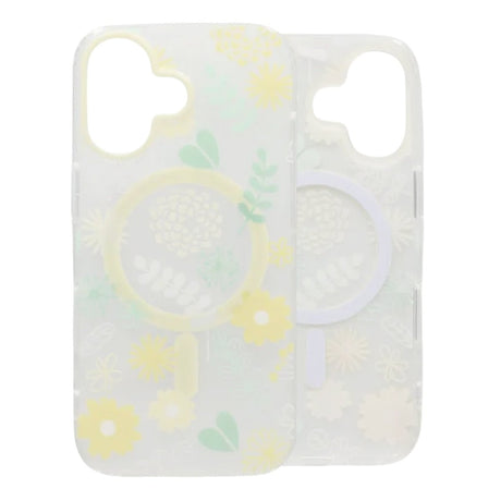 iPhone 17 Skal Floral Matte MagSafe Gul