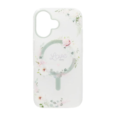 iPhone 17 Skal Floral Matte MagSafe Love Story