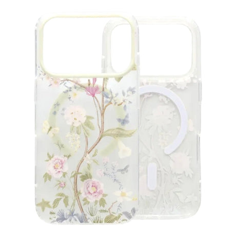 iPhone 17 Pro Skal Floral Matte MagSafe Beige