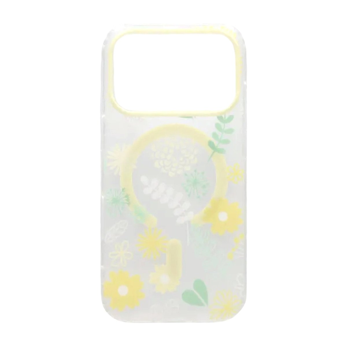 iPhone 17 Pro Skal Floral Matte MagSafe Gul