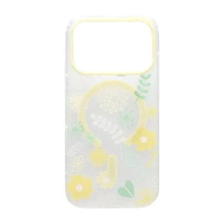 iPhone 17 Pro Max Skal Floral Matte MagSafe Gul