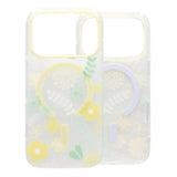 iPhone 17 Pro Max Skal Floral Matte MagSafe Gul