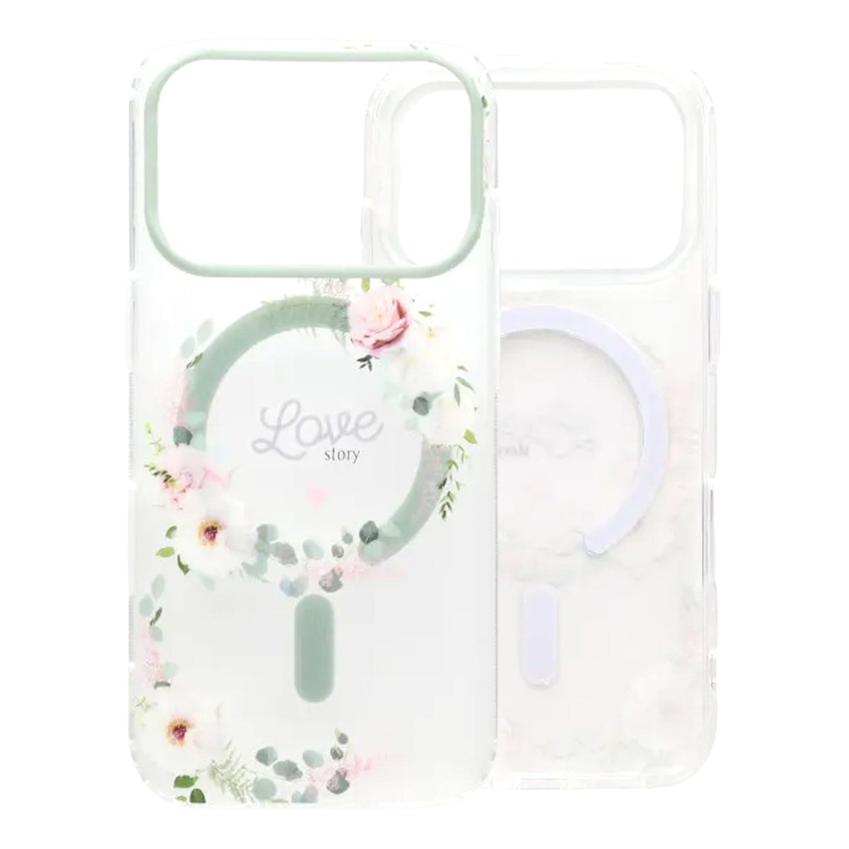 iPhone 17 Pro Max Skal Floral Matte MagSafe Love Story