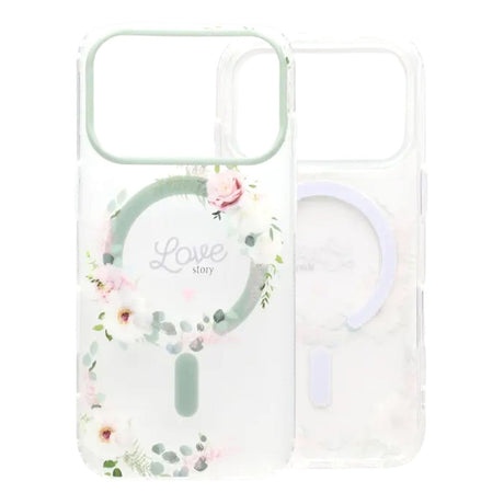 iPhone 17 Pro Max Skal Floral Matte MagSafe Love Story