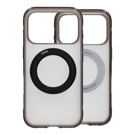 iPhone 17 Pro Max/iPhone 18 Pro Max Skal Matt Ringstativ MagSafe Svart