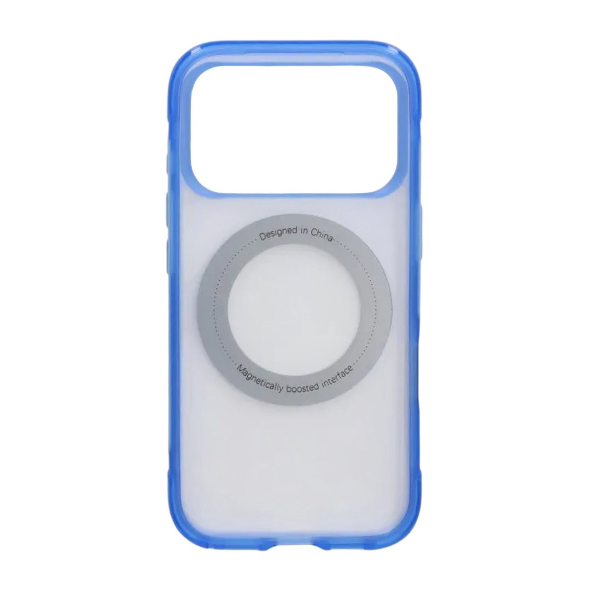 iPhone 17 Pro/iPhone 18 Pro Skal Matt Ringstativ MagSafe Blå