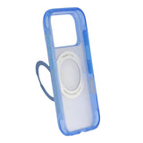 iPhone 17 Pro/iPhone 18 Pro Skal Matt Ringstativ MagSafe Blå