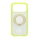 iPhone 17 Pro/iPhone 18 Pro Skal Matt Ringstativ MagSafe Gul