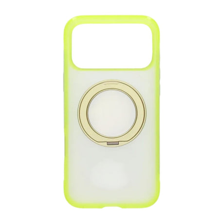 iPhone 17 Pro/iPhone 18 Pro Skal Matt Ringstativ MagSafe Gul