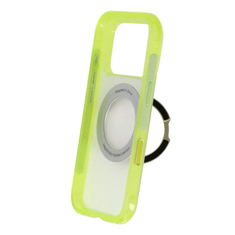 iPhone 17 Pro/iPhone 18 Pro Skal Matt Ringstativ MagSafe Gul