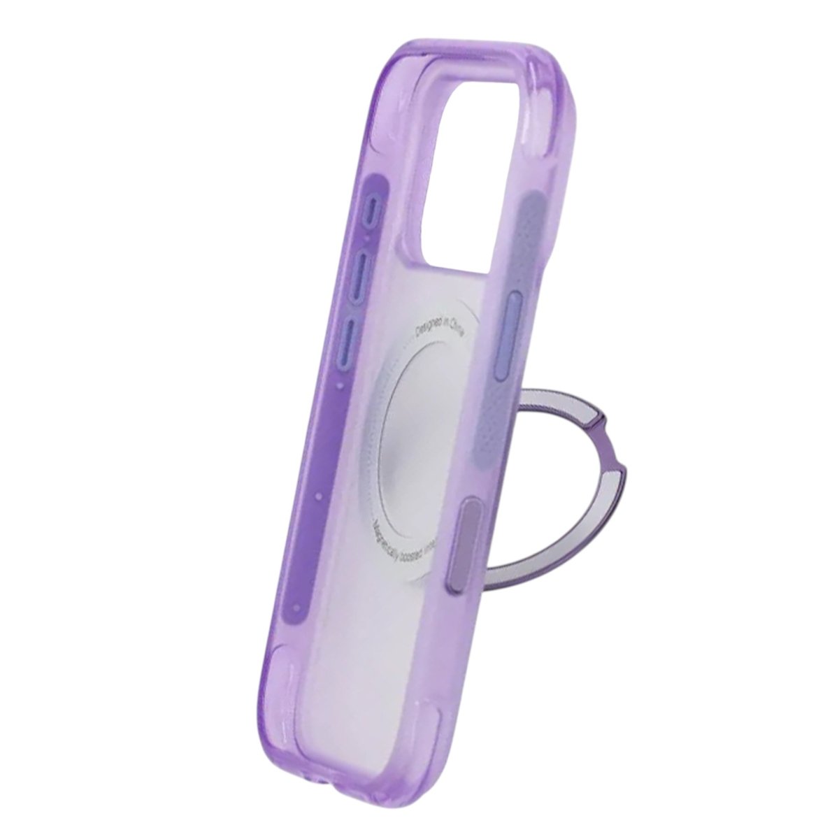 iPhone 17 Pro/iPhone 18 Pro Skal Matt Ringstativ MagSafe Lila