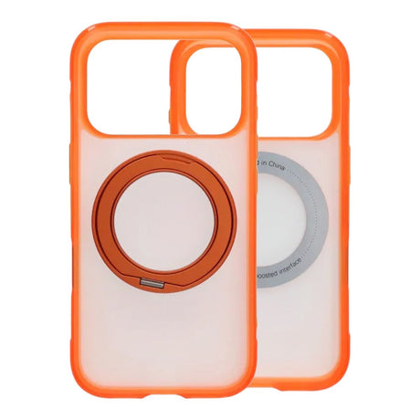 iPhone 17 Pro/iPhone 18 Pro Skal Matt Ringstativ MagSafe Orange