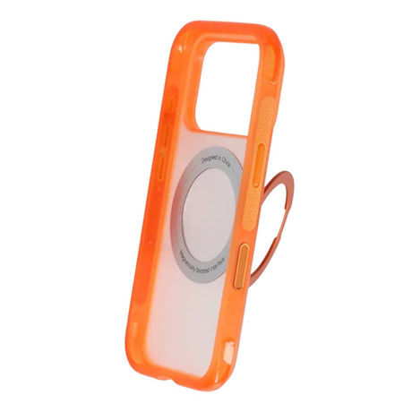 iPhone 17 Pro/iPhone 18 Pro Skal Matt Ringstativ MagSafe Orange
