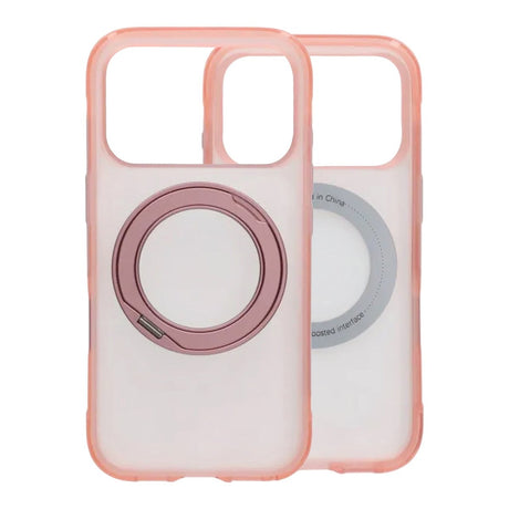 iPhone 17 Pro/iPhone 18 Pro Skal Matt Ringstativ MagSafe Rosa
