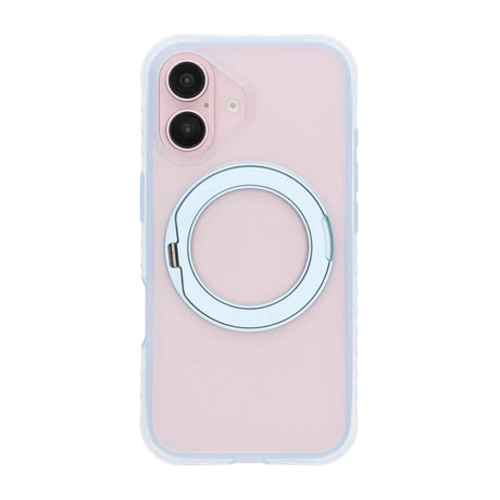 iPhone 16 Skal MagSafe Ringstativ Blå